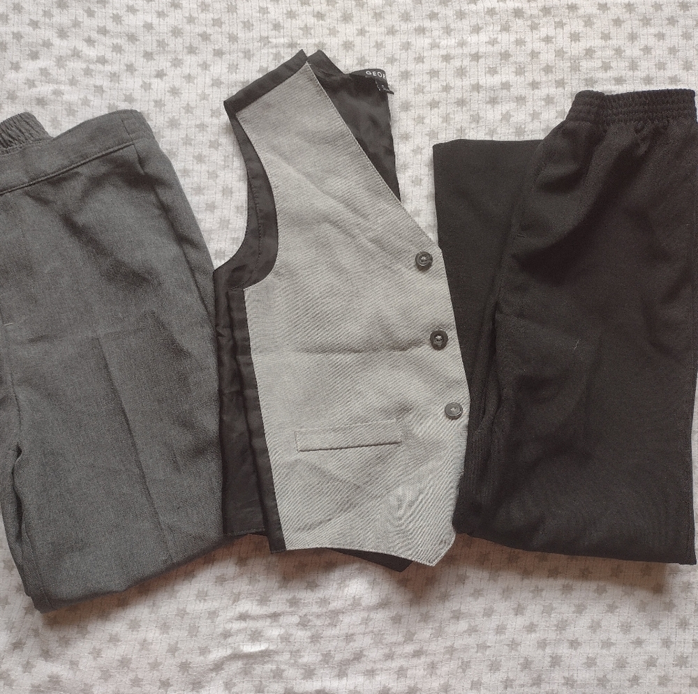 Dressy Set: Two Pants and Vest